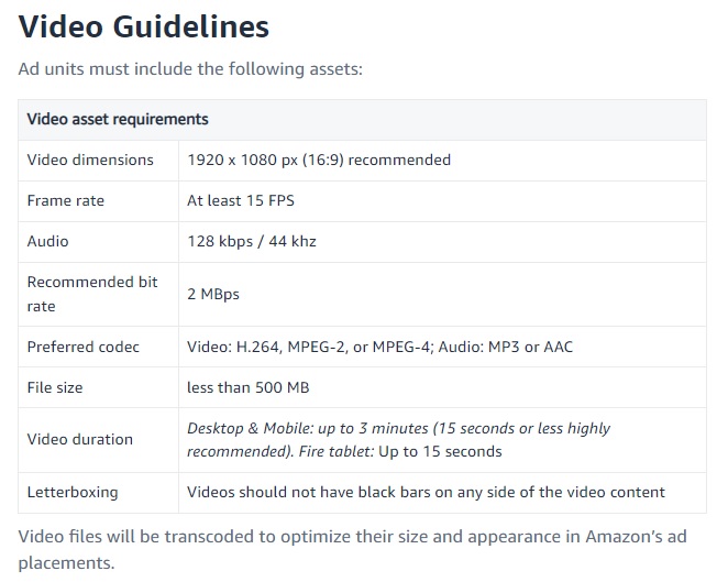 How to add video to amazon listing, Amazon Video Guidelines