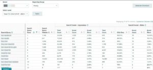 Amazon search query performance (SQP)