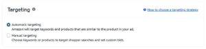 Amazon Automatic Targeting