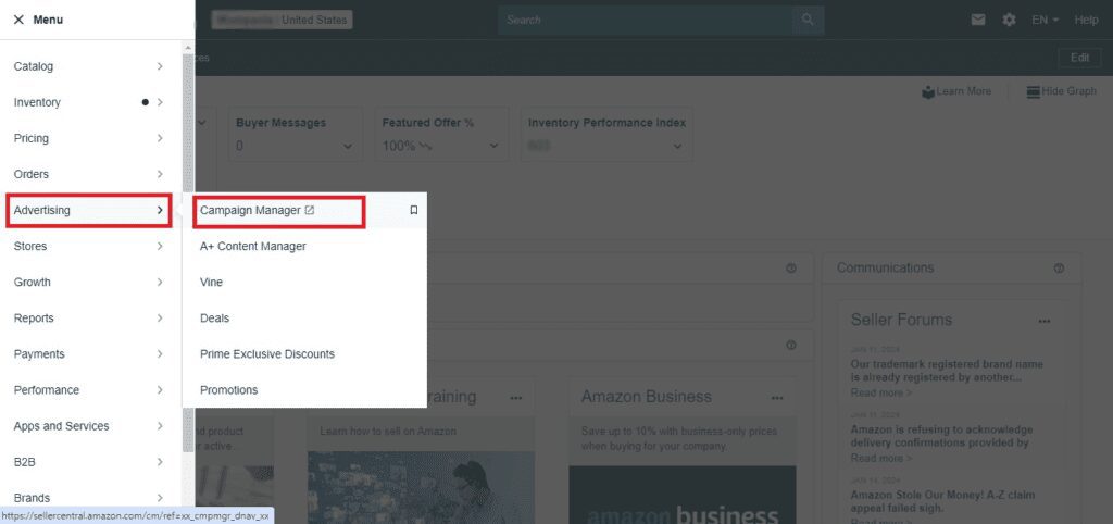 Amazon Campaign Manager 1