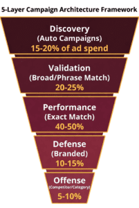 Amazon PPC 5 Layer PPC Campaign Structure