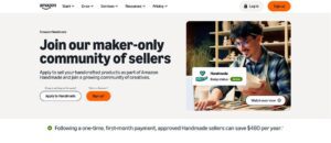 Amazon Handmade Signup