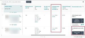 Amazon Manage inventory to cut fee 1