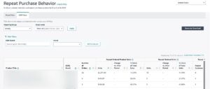 Amazon repeat customer behaviour - ASIN View