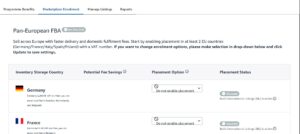 Pan European FBA
