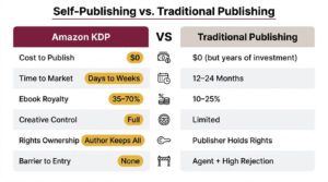 Self Publishing vs Amazon KDP