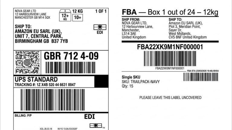 Amazon Label Requirements Every FBA Seller Must Know (Updated 2026)