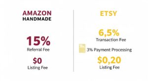 Amazon vs Etsy Fee