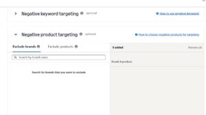 Negative Targeting - Sponsored Products