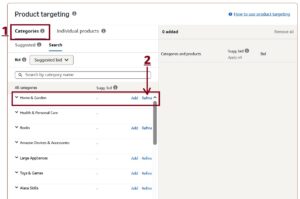 Product Targeting - Sponsored Products - Category Targeting