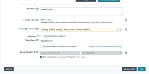 4. Amazon GTIN Extemption