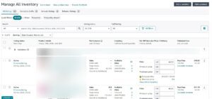 Amazon Manage All Inventory