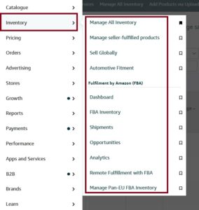 Inventory - Amazon Seller Central