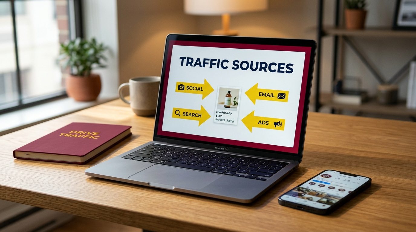 how to send traffic to amazon listing